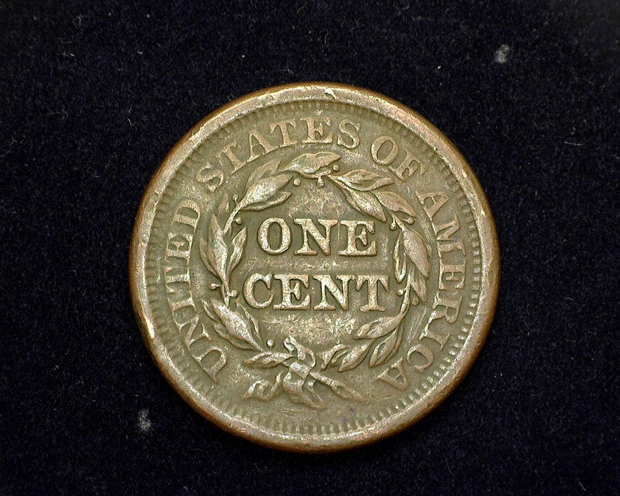 1851 Large Cent Coronet VF - US Coin