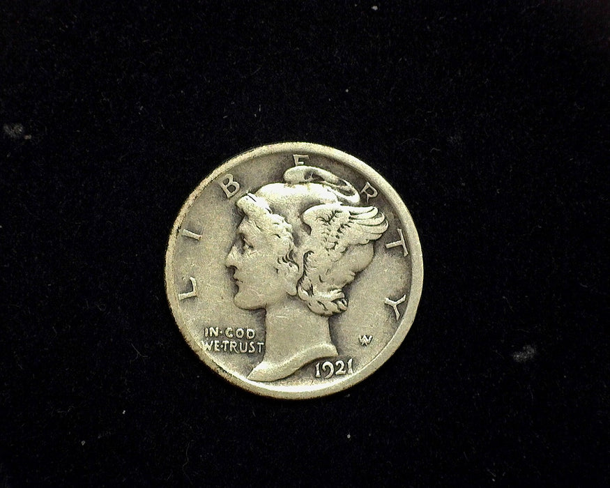 1921 Mercury Dime VG - US Coin