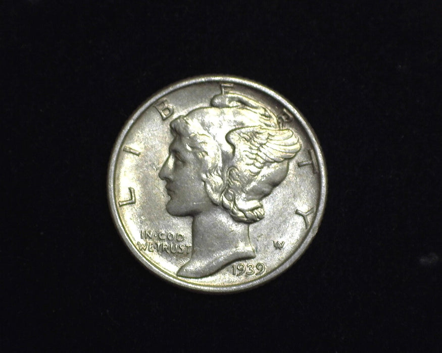 1939 Mercury Dime AU - US Coin