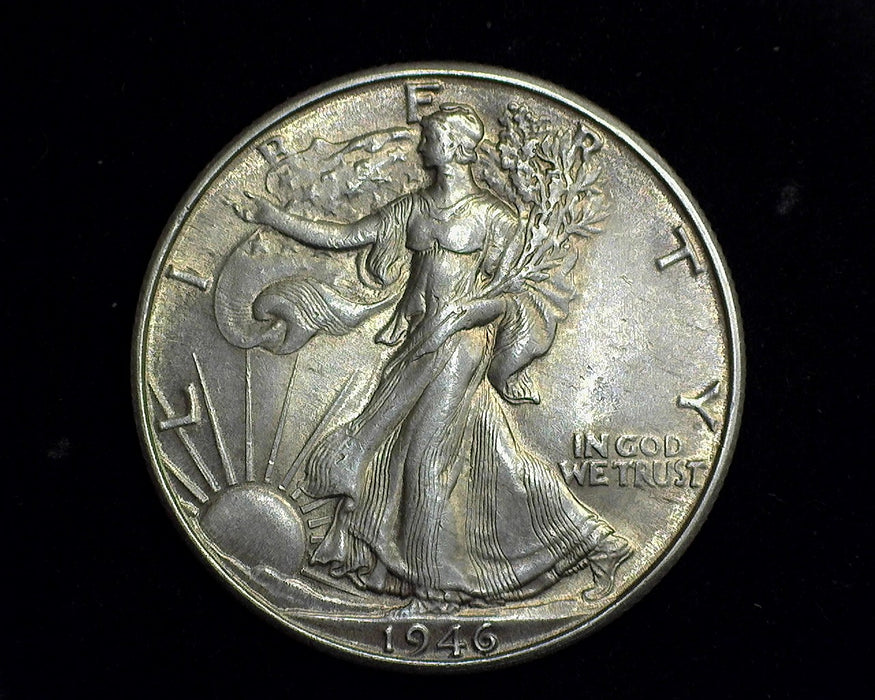 1946 D Liberty Walking Half Dollar AU - US Coin