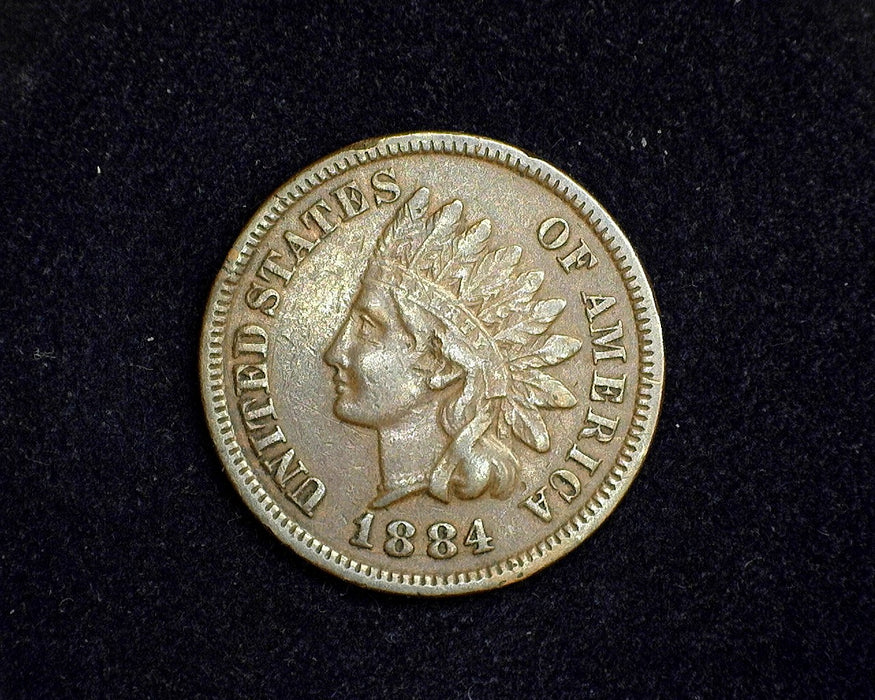 1884 Indian Head Penny/Cent VF - US Coin