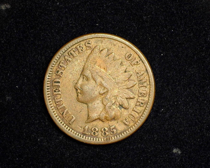 1885 Indian Head Penny/Cent F/VF - US Coin