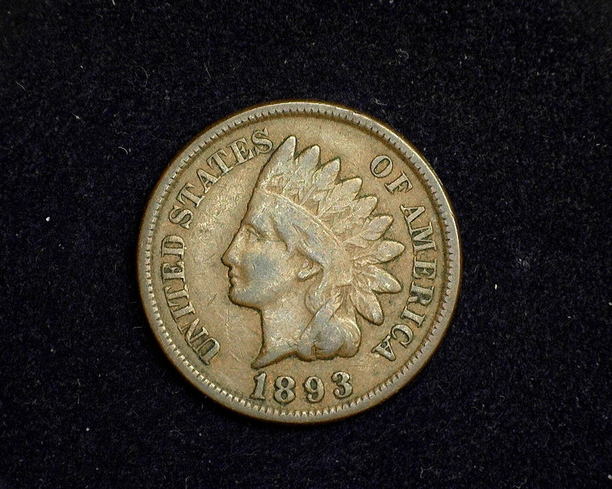 1893 Indian Head Penny/Cent VF - US Coin