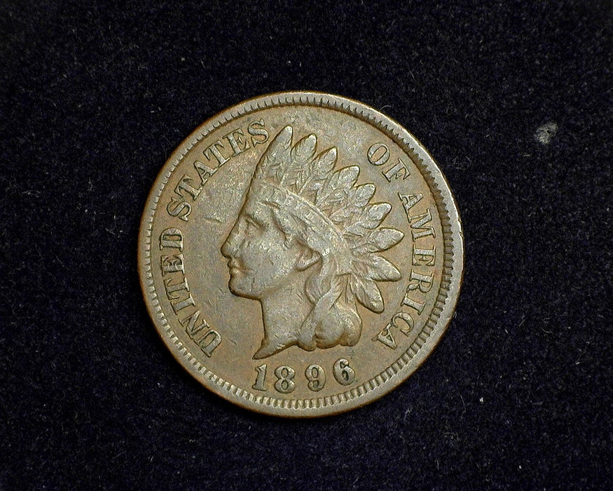 1896 Indian Head Penny/Cent VF - US Coin