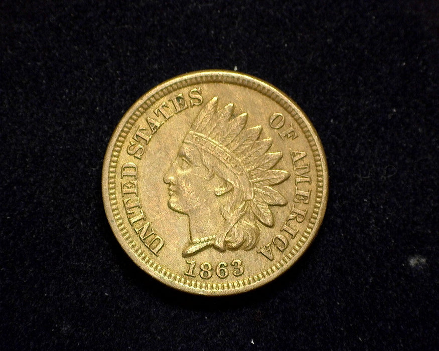 1863 Indian Head Penny/Cent XF - US Coin