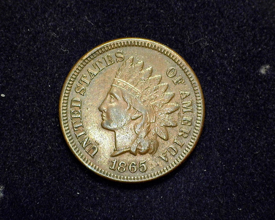 1865 Indian Head Penny/Cent VF - US Coin