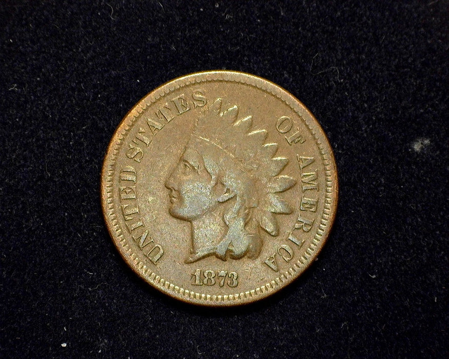 1873 Indian Head Penny/Cent VG - US Coin