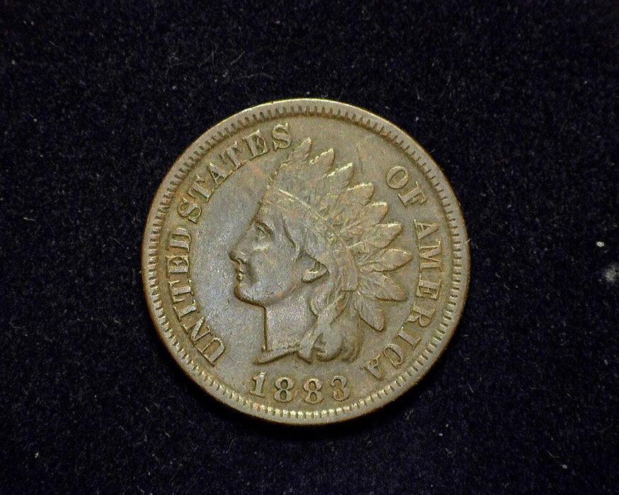 1883 Indian Head Penny/Cent F - US Coin