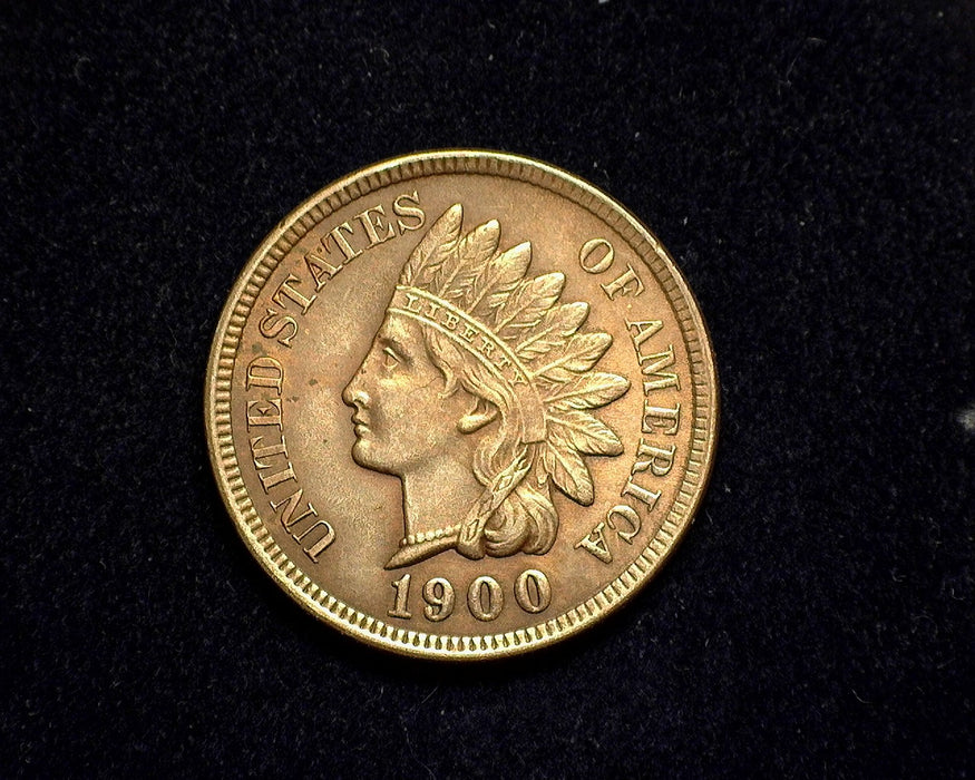 1900 Indian Head Penny/Cent AU - US Coin