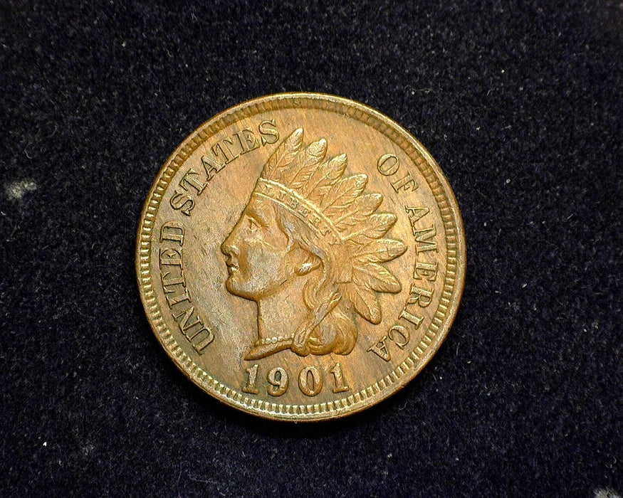 1901 Indian Head Penny/Cent XF - US Coin