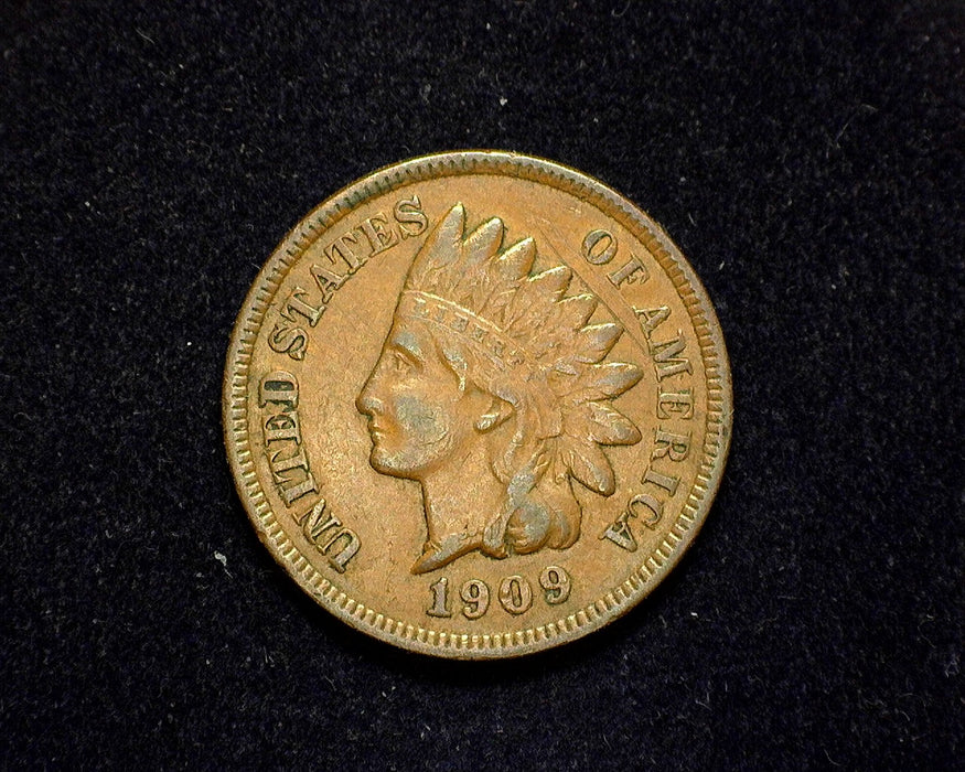 1909 Indian Head Penny/Cent VF/XF - US Coin