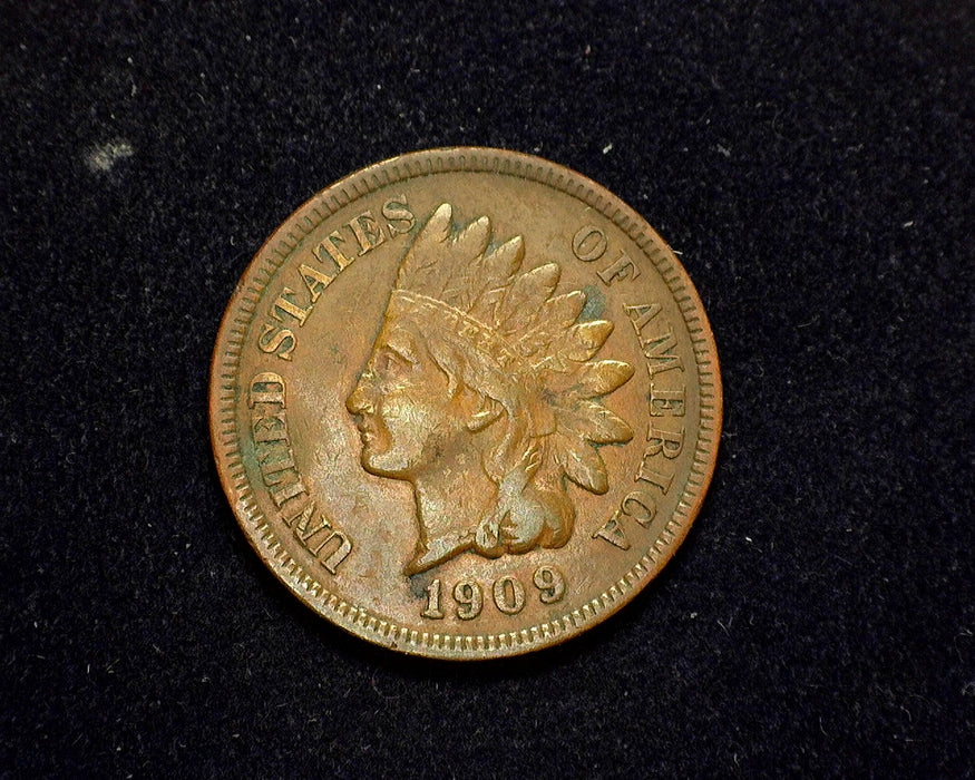 1909 Indian Head Penny/Cent VF - US Coin