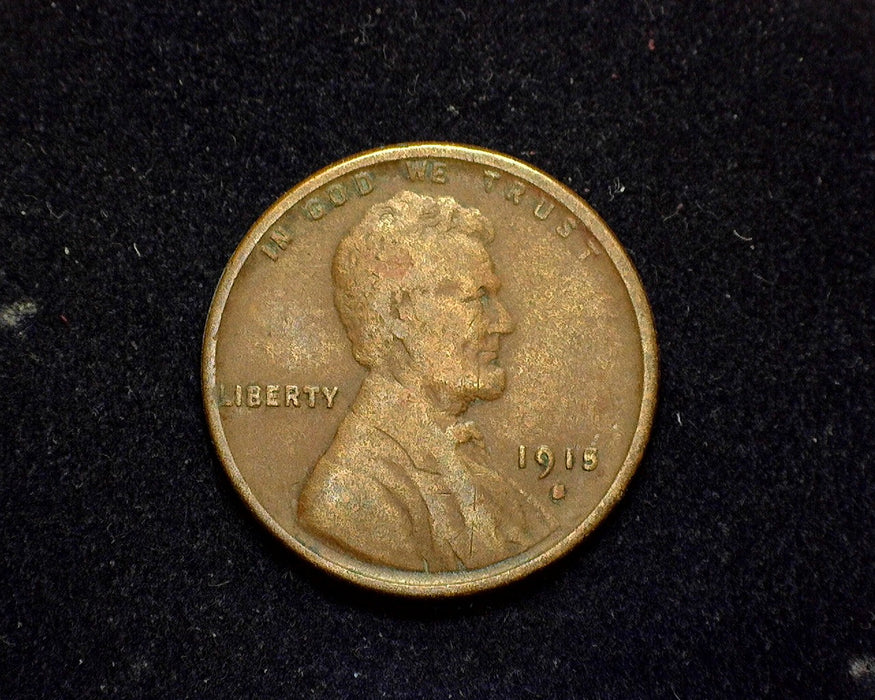 1915 S Lincoln Wheat Penny/Cent VG - US Coin