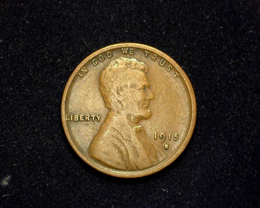 1915 S Lincoln Wheat Penny/Cent F - US Coin