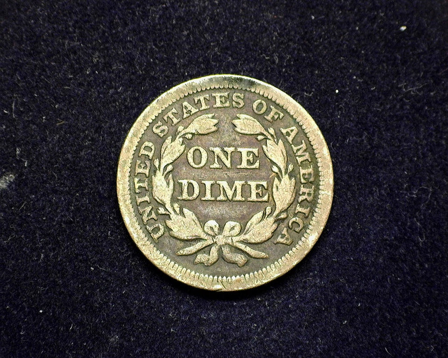 1852 Liberty Seated Dime F - US Coin