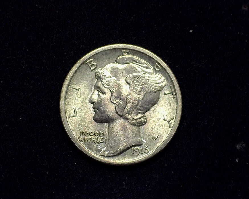 1916 Mercury Dime BU MS-64 FSB - US Coin