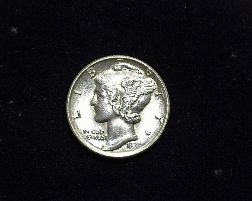 1937 Mercury Dime BU MS65 - US Coin