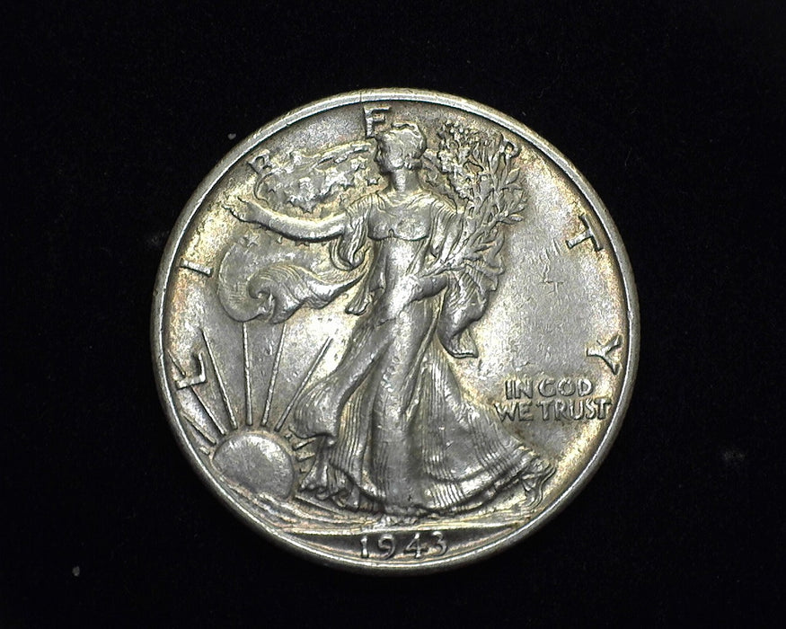 1943 D Walking Liberty Half Dollar XF/AU - US Coin