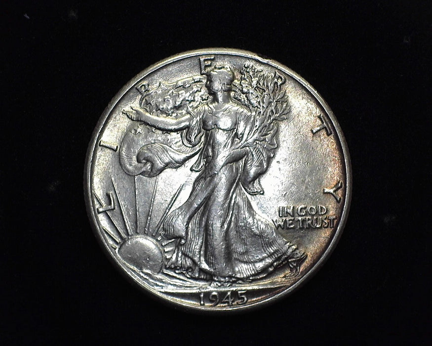 1945 D Walking Liberty Half Dollar AU - US Coin