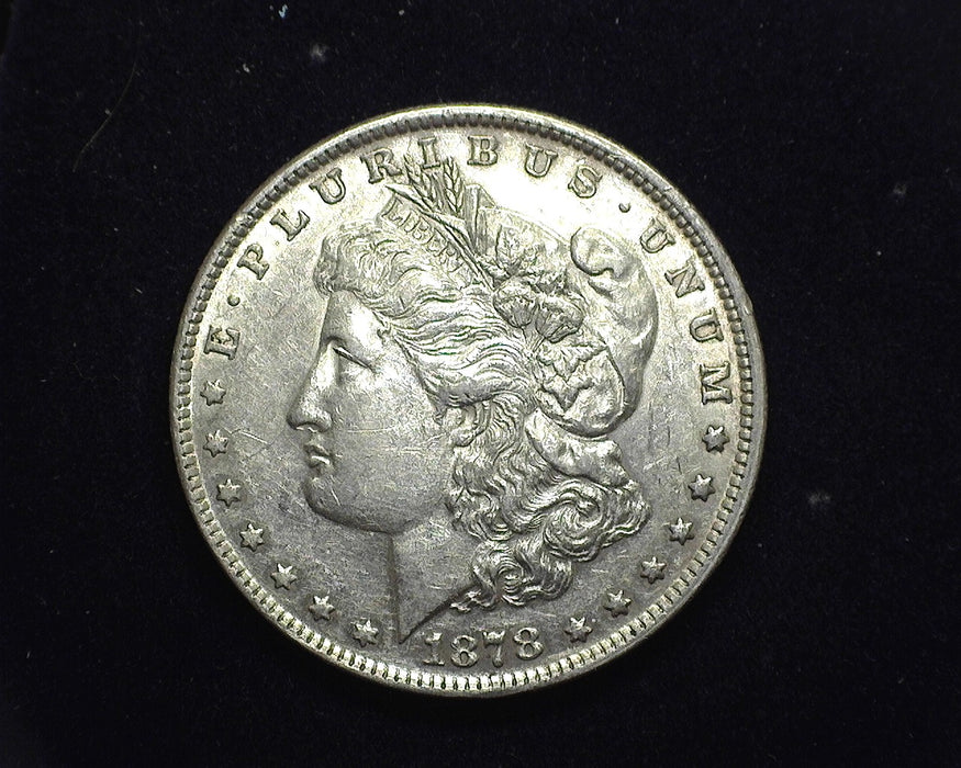 1878 7/8 Feathers Morgan Silver Dollar AU - US Coin