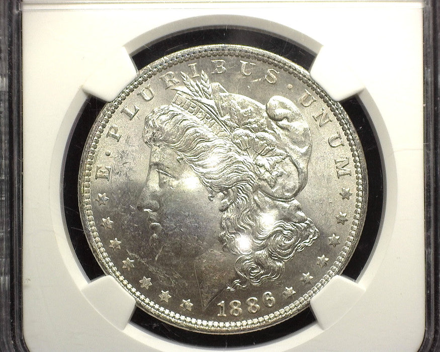 1886 Morgan Dollar NGC - MS63 - US Coin