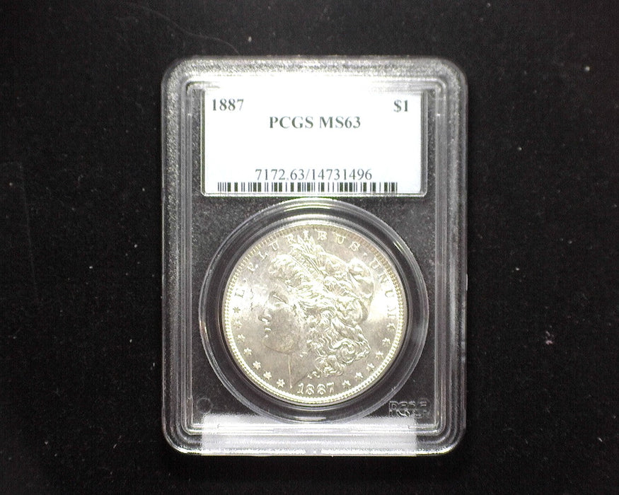 1887 Morgan Dollar PCGS - MS63 - US Coin