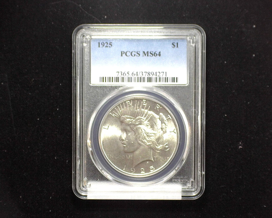 1925 Peace Dollar PCGS - MS64 - US Coin