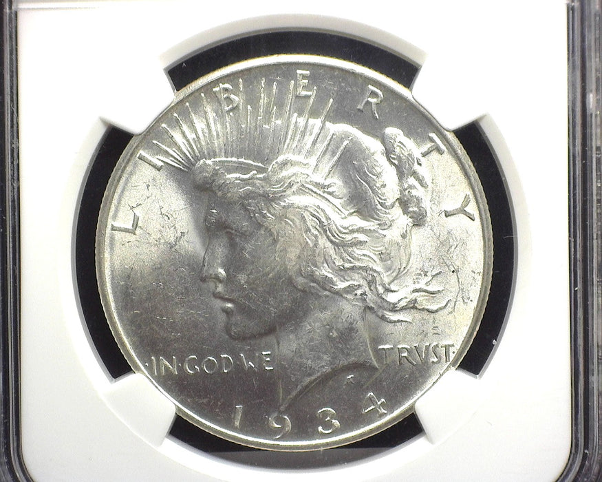 1934 D Peace Dollar NGC - MS62 - US Coin