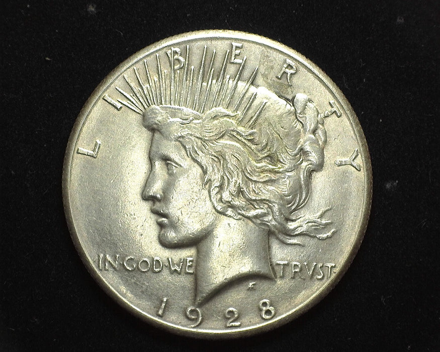 1928 Peace Dollar AU - US Coin