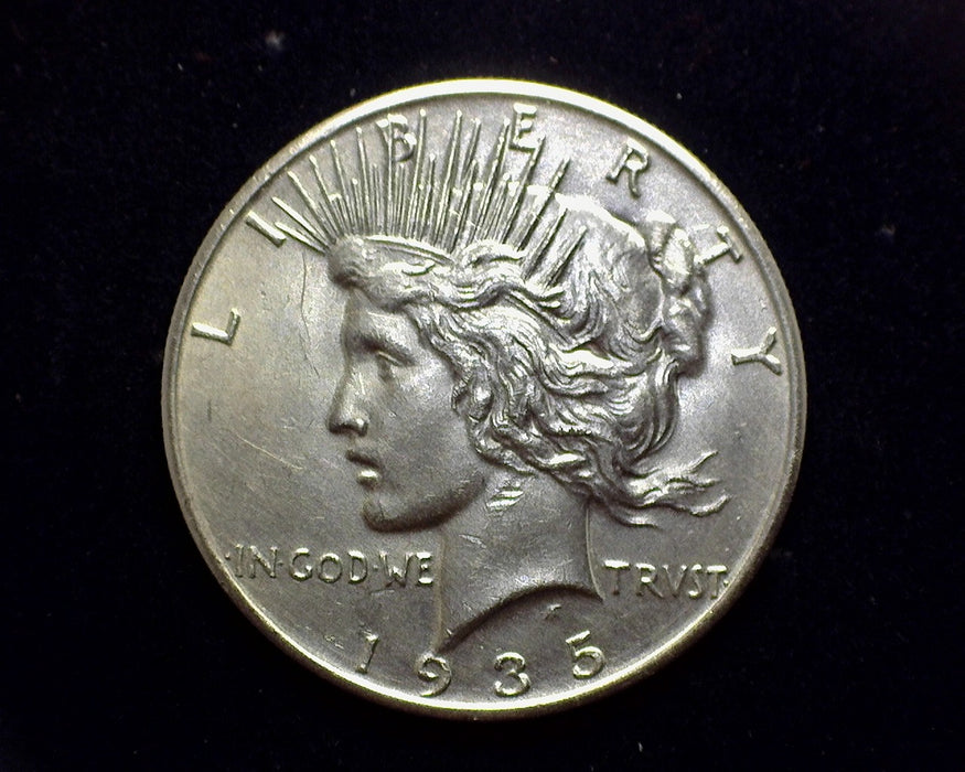 1935 Peace Dollar UNC - US Coin