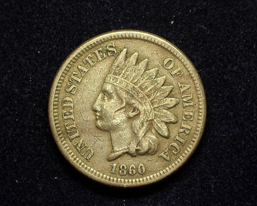 1860 Indian Head Penny/Cent F - US Coin