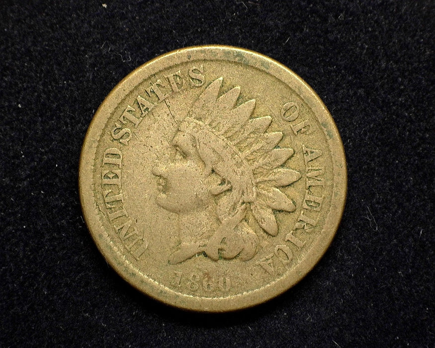 1860 Indian Head Penny/Cent VG - US Coin