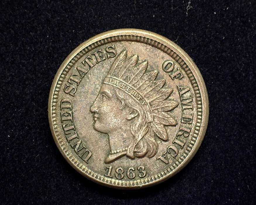 1863 Indian Head Penny/Cent XF - US Coin