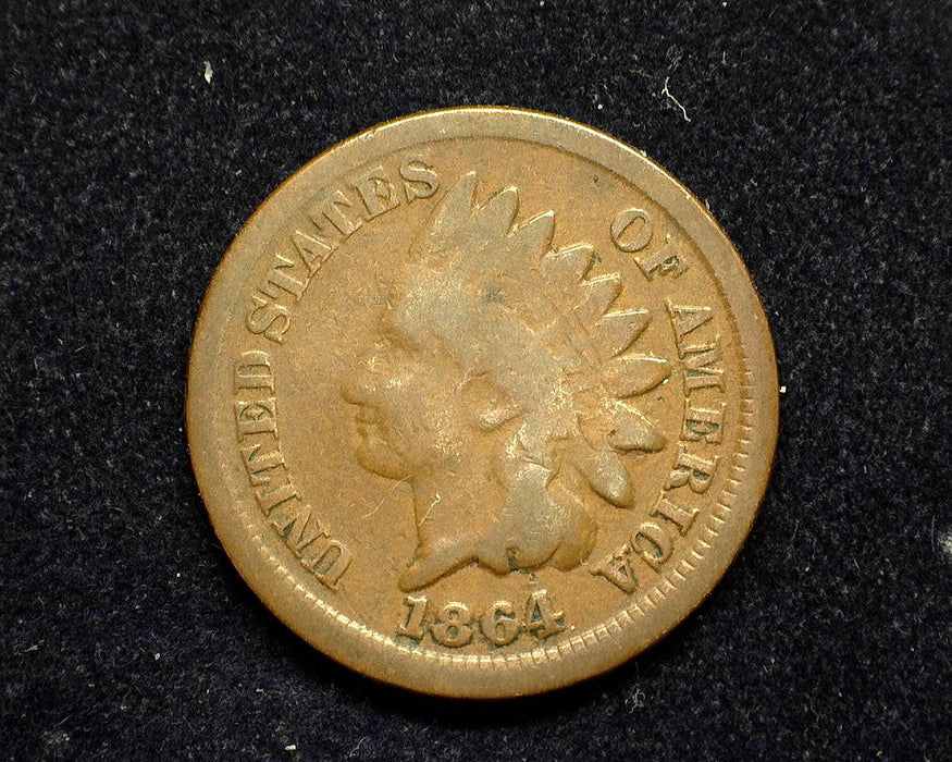 1864 Bronze Indian Head Penny/Cent G - US Coin