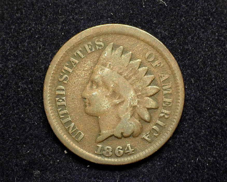 1864 Bronze Indian Head Penny/Cent G - US Coin