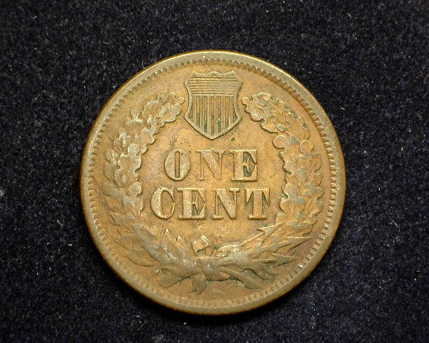 1864 Bronze Indian Head Penny/Cent F - US Coin