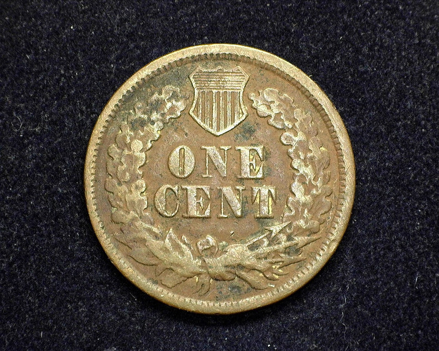 1864 Bronze Indian Head Penny/Cent F - US Coin