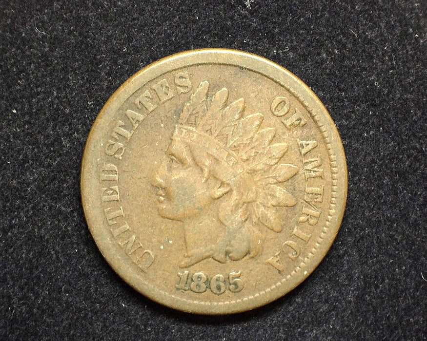 1865 Indian Head Cent/Penny F - US Coin