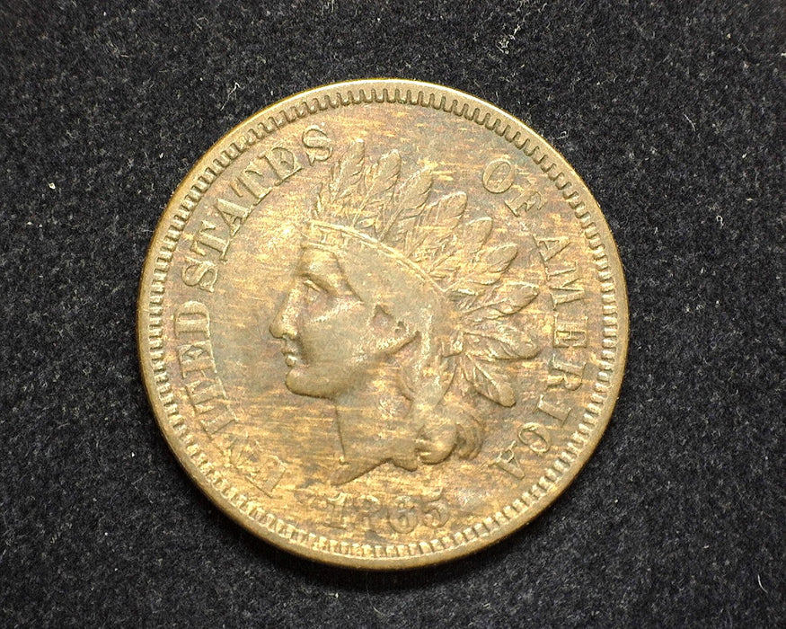 1865 Indian Head Penny/Cent F/VF - US Coin