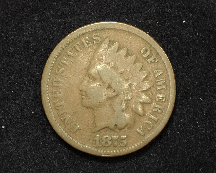 1875 Indian Head Penny/Cent G - US Coin