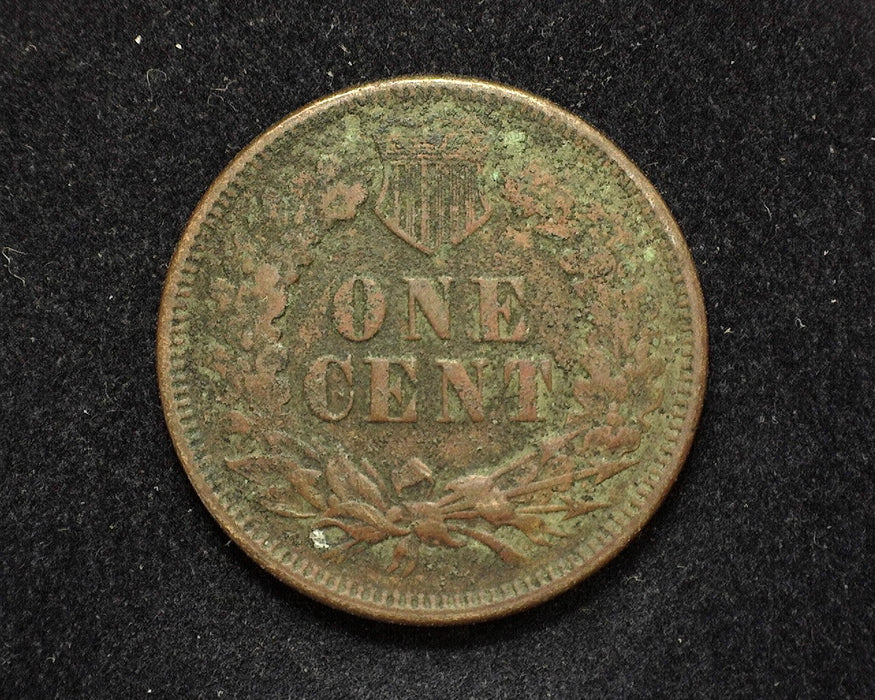 1874 Indian Head Penny/Cent VF/XF Corrosion - US Coin