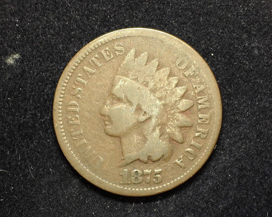 1875 Indian Head Penny/Cent G - US Coin