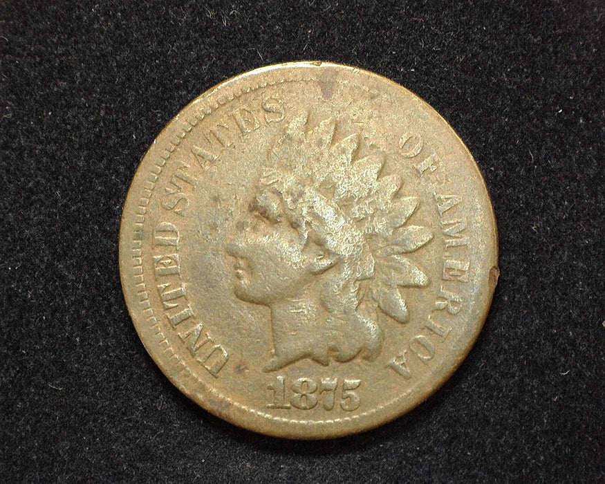 1875 Indian Head Penny/Cent G - US Coin