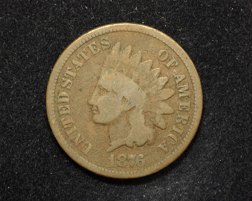 1876 Indian Head Penny/Cent G - US Coin