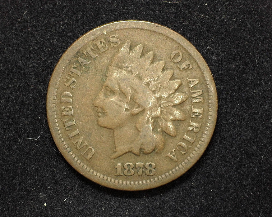 1878 Indian Head Penny/Cent VG - US Coin