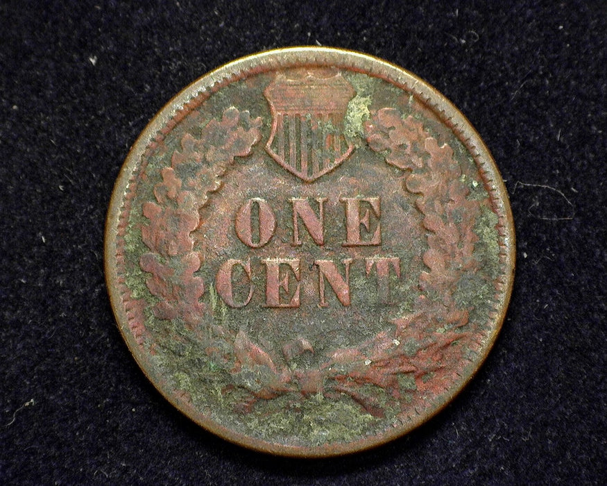 1882 Indian Head Penny/Cent F Corroded - US Coin