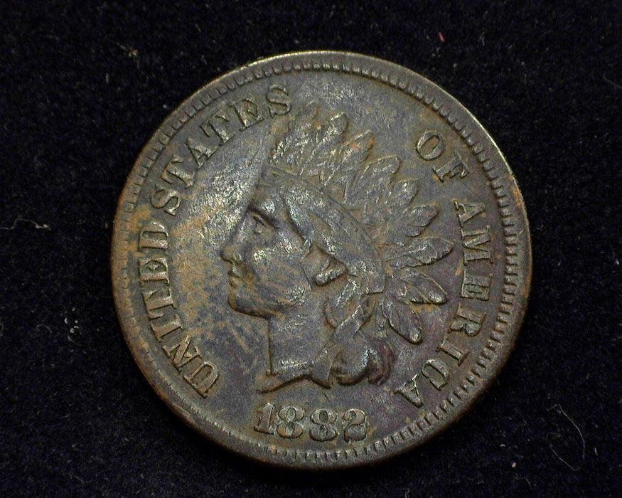 1882 Indian Head Penny/Cent F - US Coin