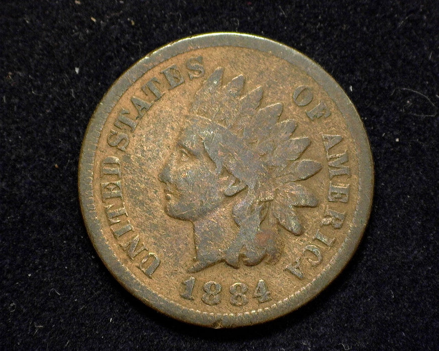 1884 Indian Head Penny/Cent VG - US Coin