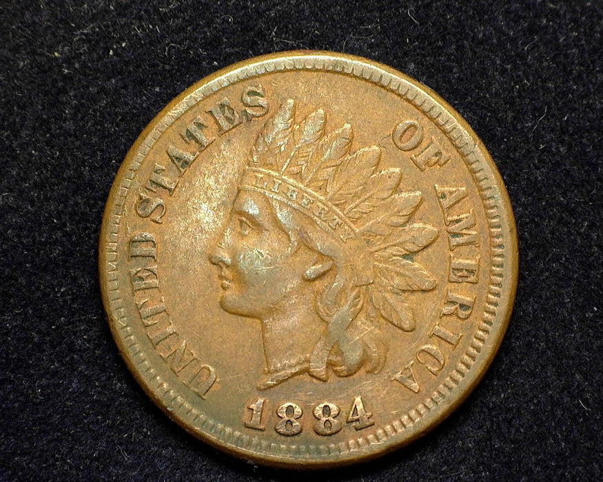 1884 Indian Head Penny/Cent VF/XF - US Coin