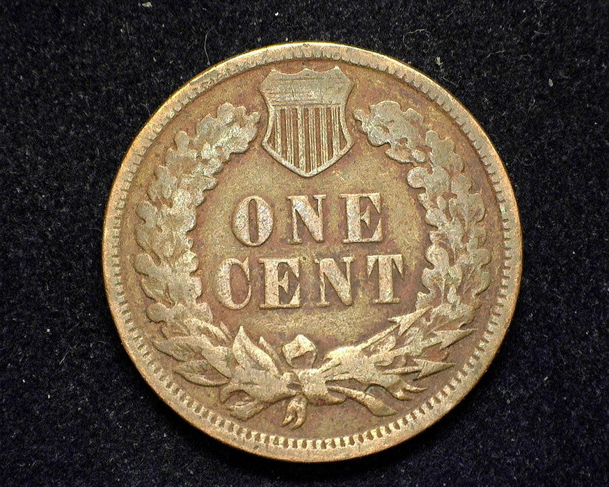 1886 Indian Head Penny/Cent VG/F - US Coin